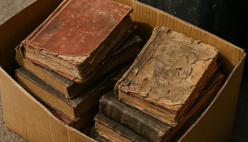 Jak zagospodarować stare książki po remoncie?