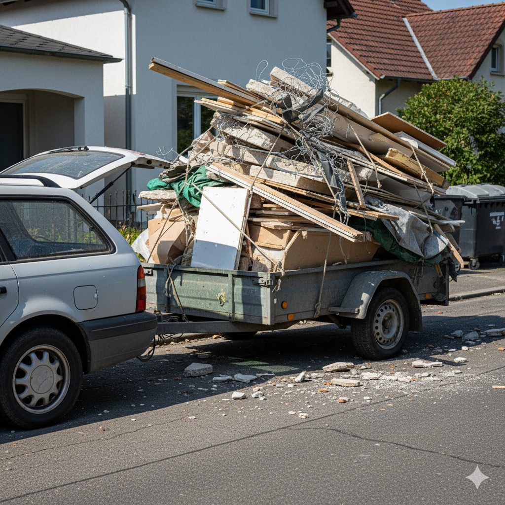 Próba samodzielnego wywozu gruzu